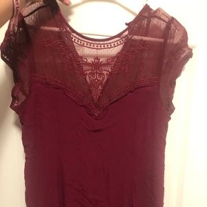Maurices lace top short dress
